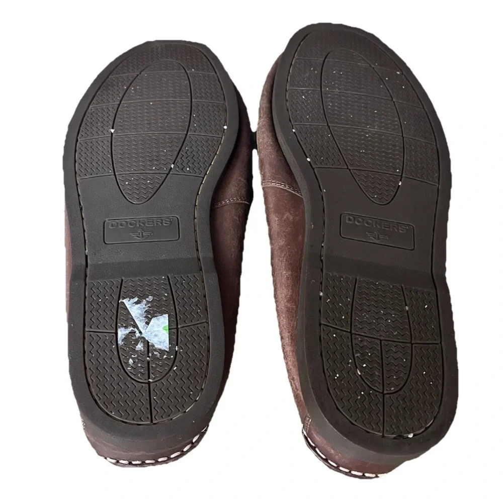 DOCKERS Men's Vargas Leather Chocolate brown Boat Shoe Preppy Fishermen Angler